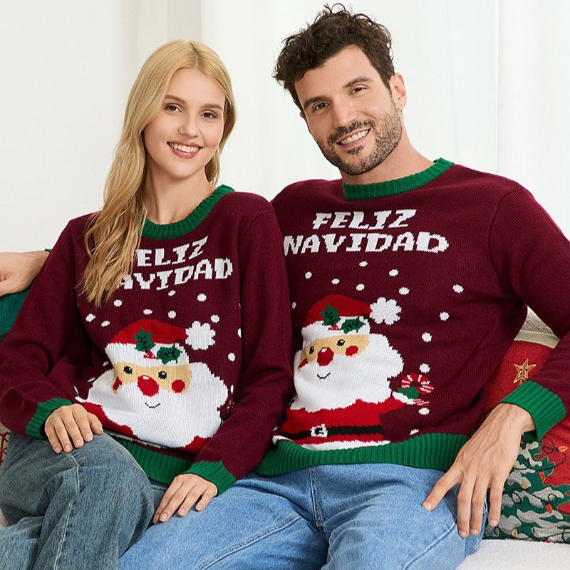 Feliz Navidad Santa Matching Family Christmas Jumpers