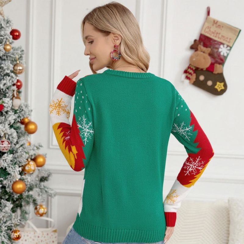 Whimsical Santa Riding Unicorn Christmas Jumper