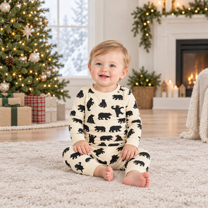 Dancing Bear Family Matching Christmas Pyjamas