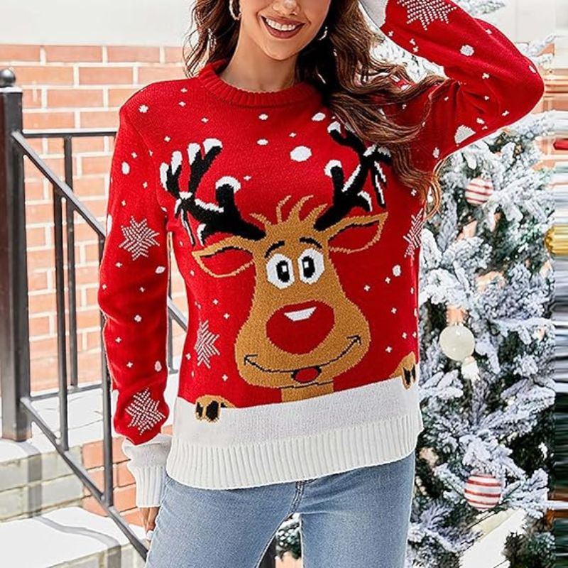 Classic Rudolph Christmas Jumper