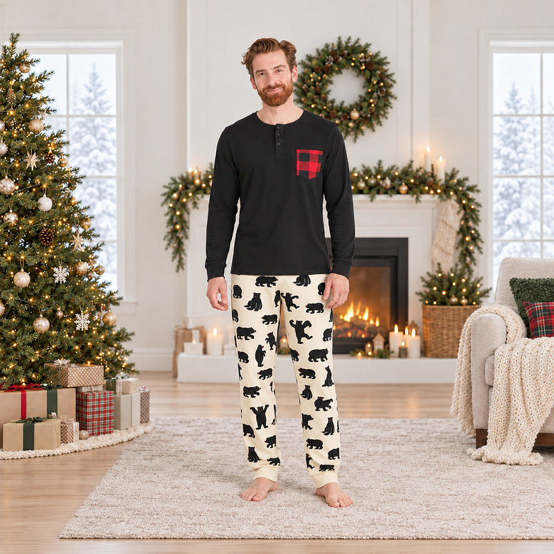 Dancing Bear Family Matching Christmas Pyjamas