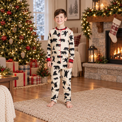 Dancing Bear Family Matching Christmas Pyjamas
