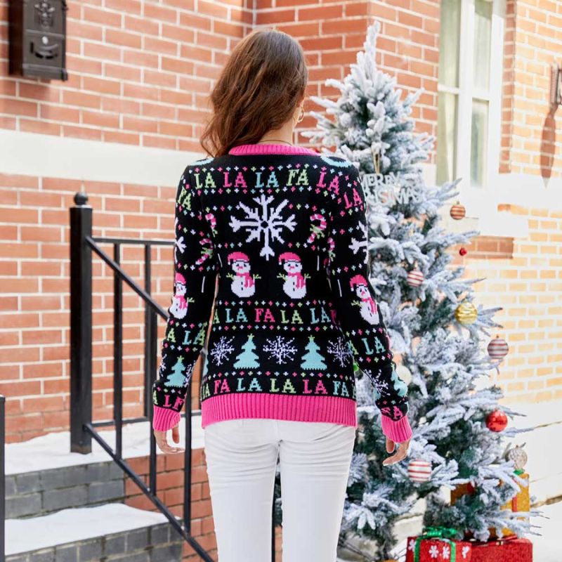 Fa La La Snowman Christmas Jumper