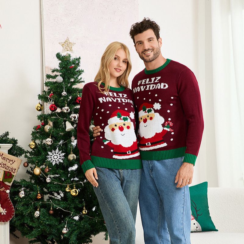 Feliz Navidad Santa Matching Family Christmas Jumpers