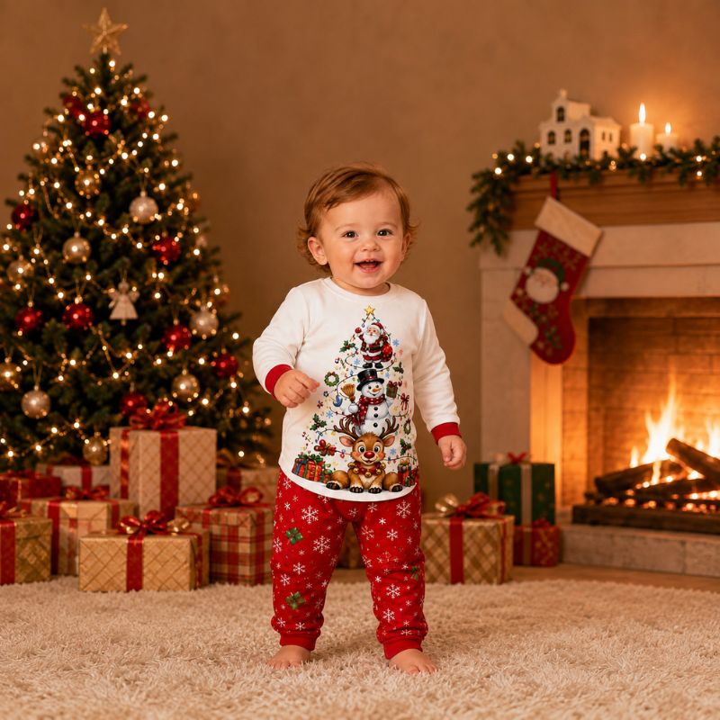 Festive Wonderland Family Matching Christmas Pyjamas