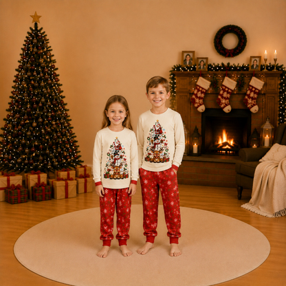 Festive Wonderland Family Matching Christmas Pyjamas