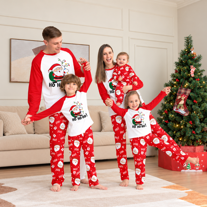 Ho Ho Ho Santa Family Matching Christmas Pyjamas