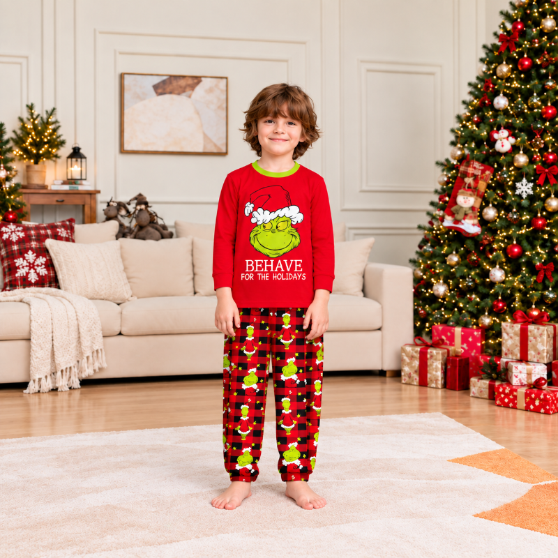 Holiday Mischief Family Matching Pajamas
