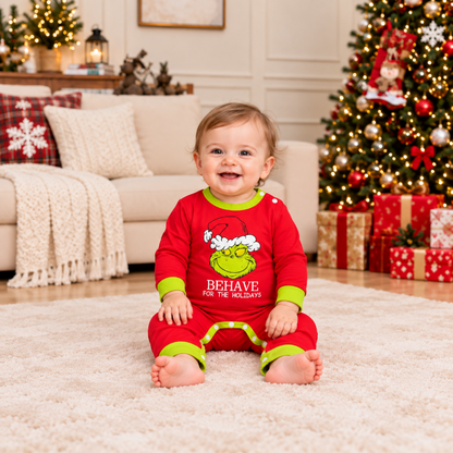 Holiday Mischief Family Matching Pajamas
