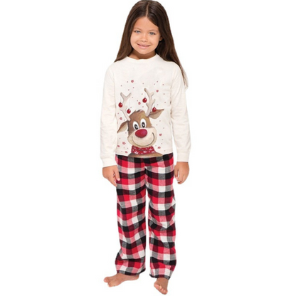 reindeer family matching christmas pyjamas