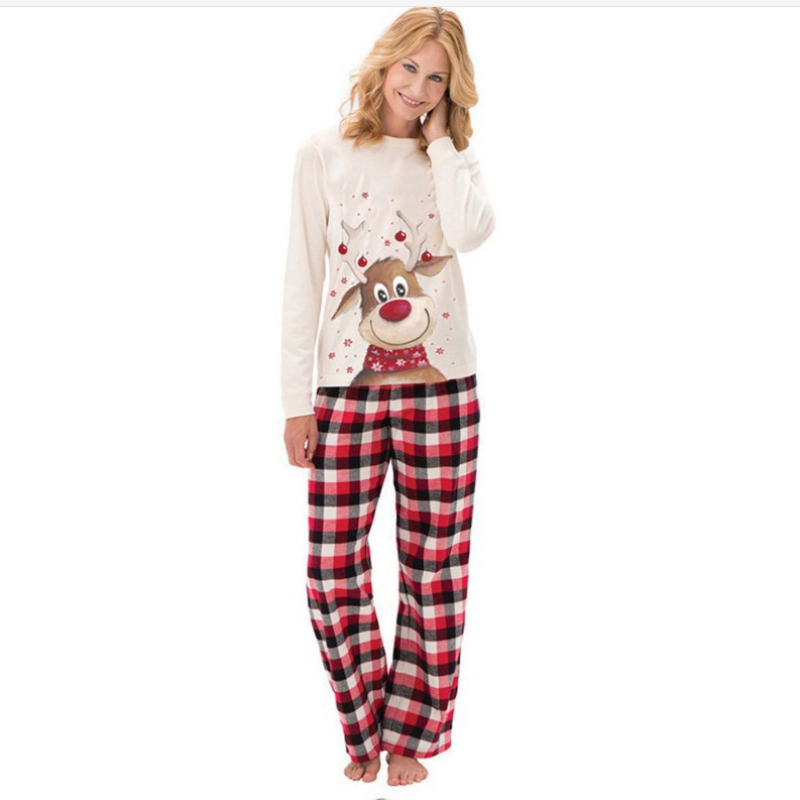 reindeer family matching christmas pyjamas