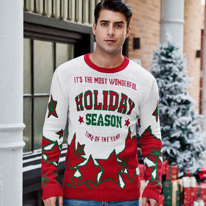 Men's Wonderful Holiday Season Christmas Jumper