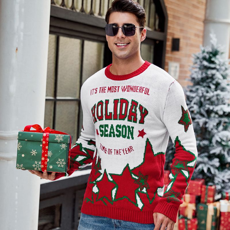 Men's Wonderful Holiday Season Christmas Jumper