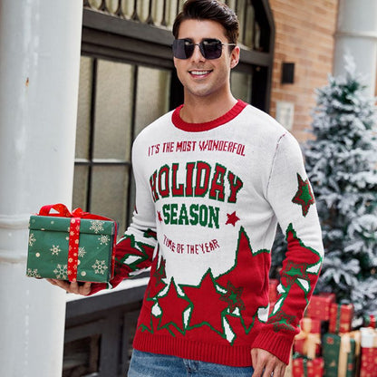 Men's Wonderful Holiday Season Christmas Jumper