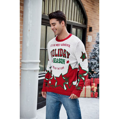 Men's Wonderful Holiday Season Christmas Jumper