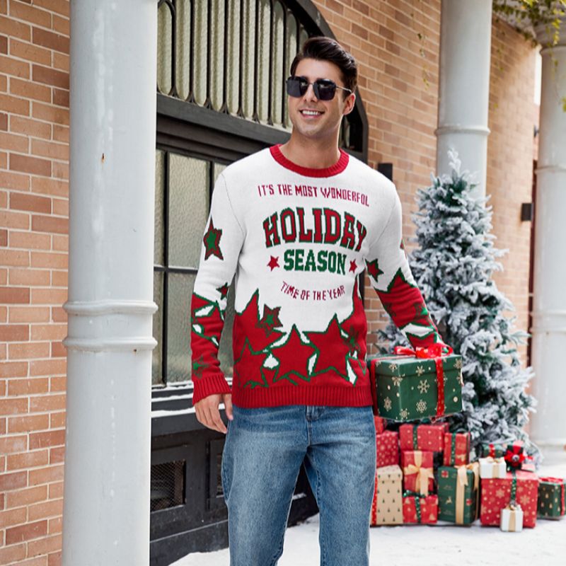 Men's Wonderful Holiday Season Christmas Jumper