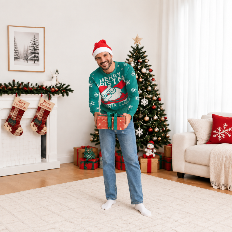 Merry Christmas Santa Claus Family Christmas Jumpers