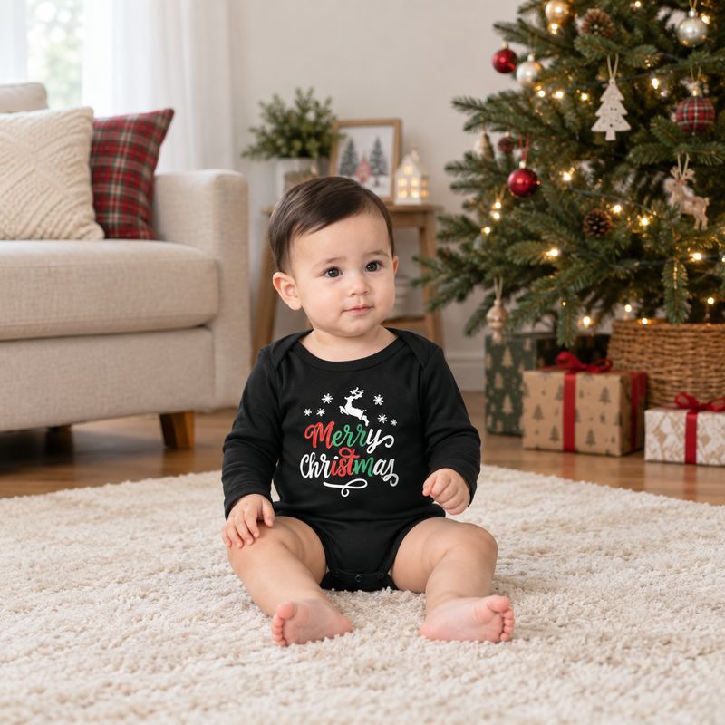 Merry Christmas Tshirt Pyjama Set
