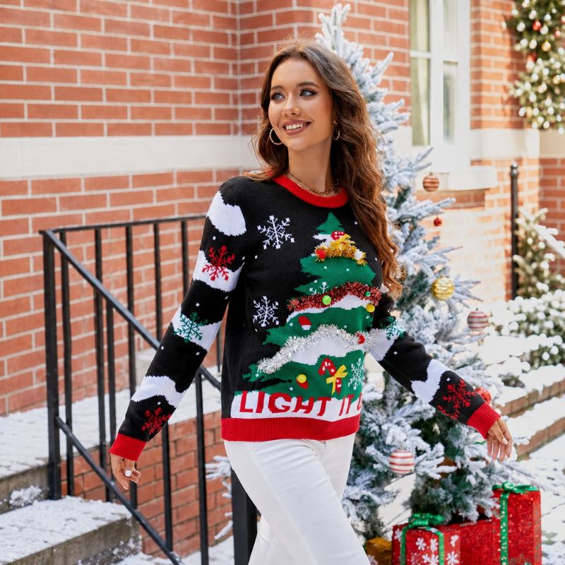 Midnight Cheer Christmas Jumper