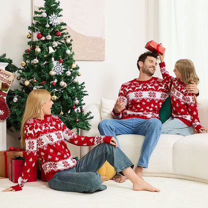 Nordic Snowflake Pattern Christmas Jumper