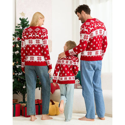 Nordic Snowflake Pattern Christmas Jumper