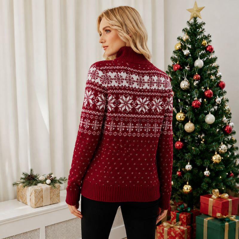 Snow Whisper Turtleneck Christmas Jumper