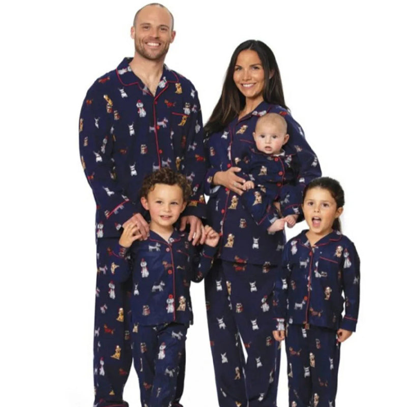dogs family matching pyjamas