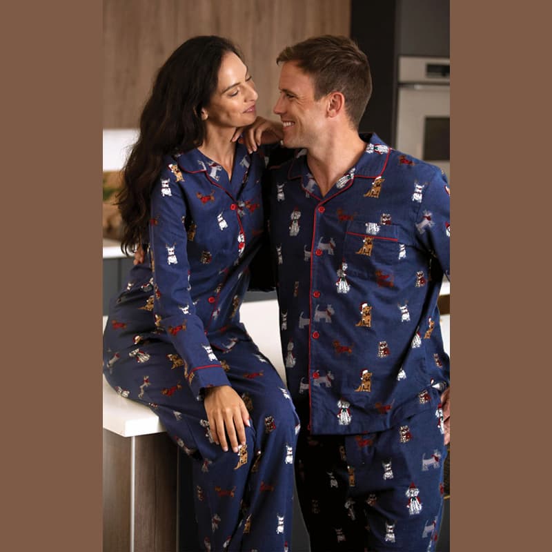 dogs family matching pyjamas